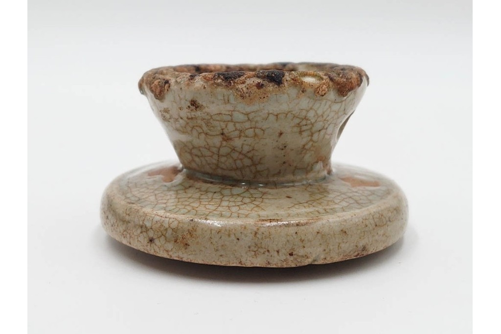 李朝　白磁　鳥形など意匠違いの餅型・菓子型6点セット　(R-089229)