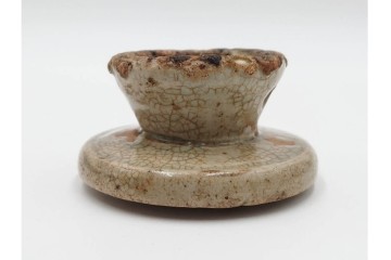 李朝　白磁　鳥形など意匠違いの餅型・菓子型6点セット　(R-089229)