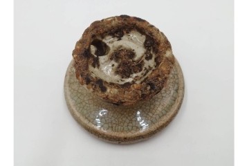 李朝　白磁　鳥形など意匠違いの餅型・菓子型6点セット　(R-089229)