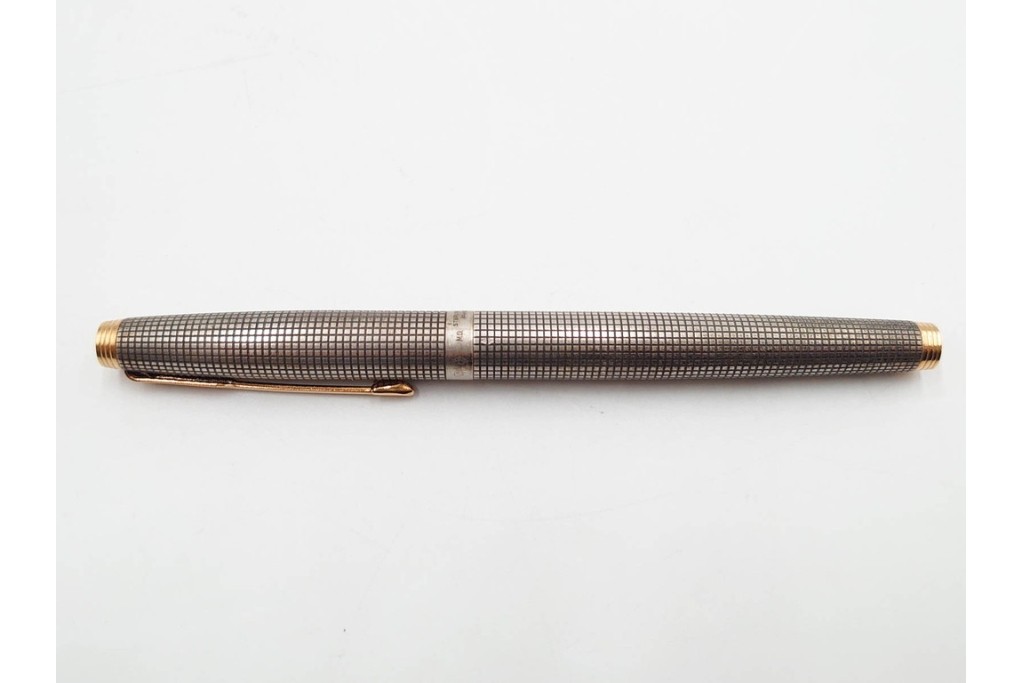 PARKER(パーカー)　STERLING925・14K(14金・585)　MONTBLANC(モンブラン)　ノブレス　デザインが異なる万年筆4点セット　ケース付き　(R-089231)