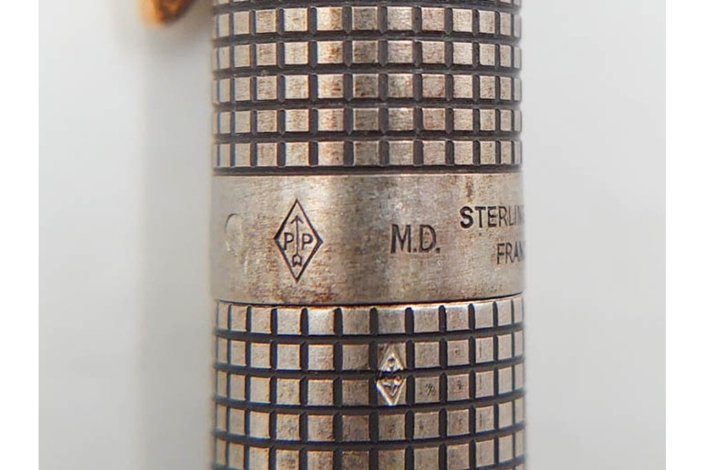 PARKER(パーカー)　STERLING925・14K(14金・585)　MONTBLANC(モンブラン)　ノブレス　デザインが異なる万年筆4点セット　ケース付き　(R-089231)