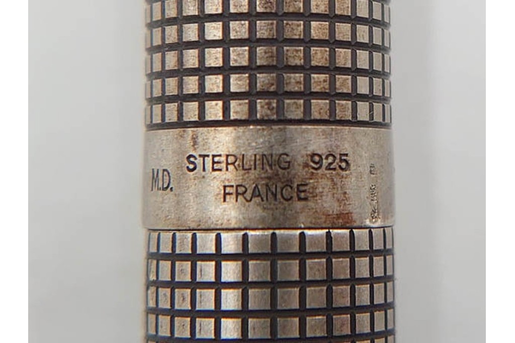PARKER(パーカー)　STERLING925・14K(14金・585)　MONTBLANC(モンブラン)　ノブレス　デザインが異なる万年筆4点セット　ケース付き　(R-089231)
