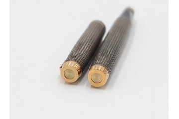 PARKER(パーカー)　STERLING925・14K(14金・585)　MONTBLANC(モンブラン)　ノブレス　デザインが異なる万年筆4点セット　ケース付き　(R-089231)