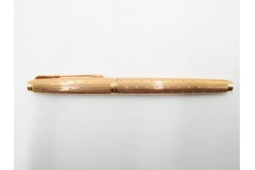 PARKER(パーカー)　STERLING925・14K(14金・585)　MONTBLANC(モンブラン)　ノブレス　デザインが異なる万年筆4点セット　ケース付き　(R-089231)