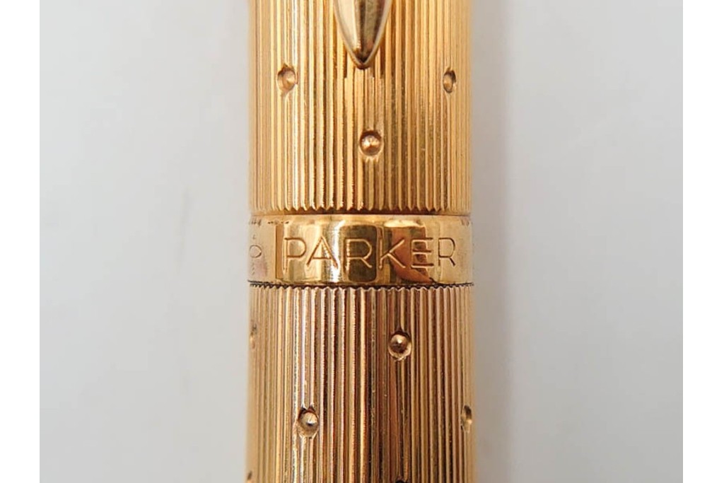 PARKER(パーカー)　STERLING925・14K(14金・585)　MONTBLANC(モンブラン)　ノブレス　デザインが異なる万年筆4点セット　ケース付き　(R-089231)