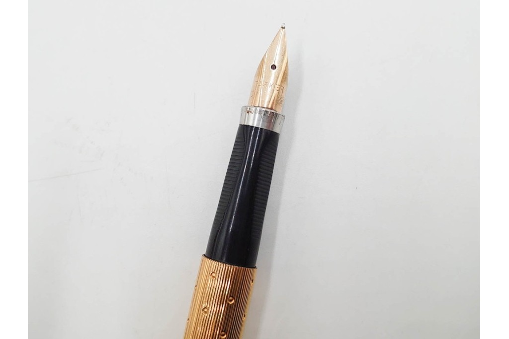 PARKER(パーカー)　STERLING925・14K(14金・585)　MONTBLANC(モンブラン)　ノブレス　デザインが異なる万年筆4点セット　ケース付き　(R-089231)