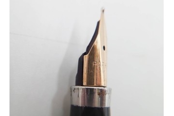 PARKER(パーカー)　STERLING925・14K(14金・585)　MONTBLANC(モンブラン)　ノブレス　デザインが異なる万年筆4点セット　ケース付き　(R-089231)