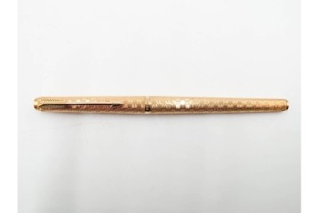 PARKER(パーカー)　STERLING925・14K(14金・585)　MONTBLANC(モンブラン)　ノブレス　デザインが異なる万年筆4点セット　ケース付き　(R-089231)