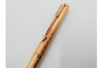 PARKER(パーカー)　STERLING925・14K(14金・585)　MONTBLANC(モンブラン)　ノブレス　デザインが異なる万年筆4点セット　ケース付き　(R-089231)