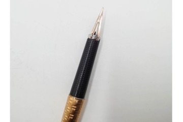 PARKER(パーカー)　STERLING925・14K(14金・585)　MONTBLANC(モンブラン)　ノブレス　デザインが異なる万年筆4点セット　ケース付き　(R-089231)