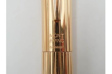 PARKER(パーカー)　STERLING925・14K(14金・585)　MONTBLANC(モンブラン)　ノブレス　デザインが異なる万年筆4点セット　ケース付き　(R-089231)