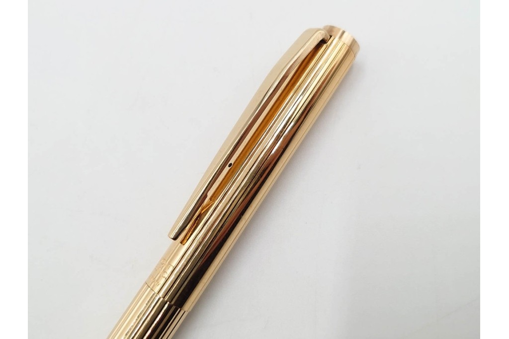 PARKER(パーカー)　STERLING925・14K(14金・585)　MONTBLANC(モンブラン)　ノブレス　デザインが異なる万年筆4点セット　ケース付き　(R-089231)