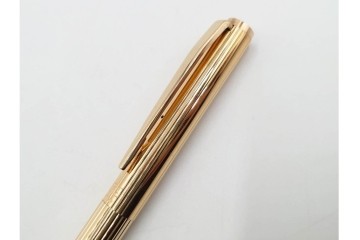 PARKER(パーカー)　STERLING925・14K(14金・585)　MONTBLANC(モンブラン)　ノブレス　デザインが異なる万年筆4点セット　ケース付き　(R-089231)
