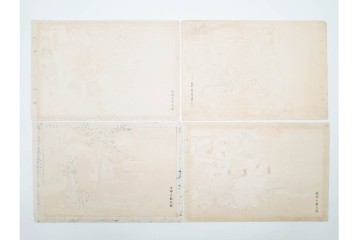 戦前　見本　石版画　美人画など色鮮やかな引札26枚セット　(R-089232)