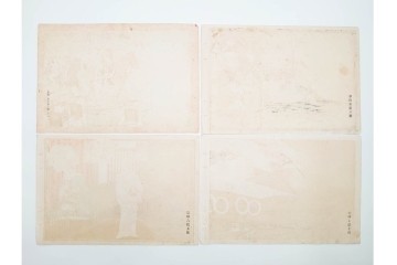 戦前　見本　石版画　美人画など色鮮やかな引札26枚セット　(R-089232)