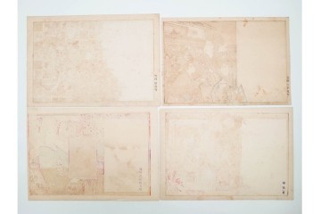 戦前　見本　石版画　美人画など色鮮やかな引札26枚セット　(R-089232)