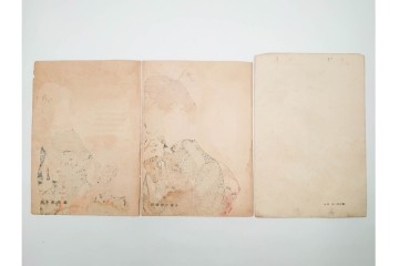 戦前　見本　石版画　美人画など色鮮やかな引札26枚セット　(R-089233)