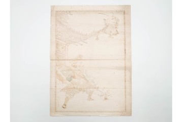 戦前　石版画　大判　酒票・略歴付き引札など14枚セット　(R-089235)