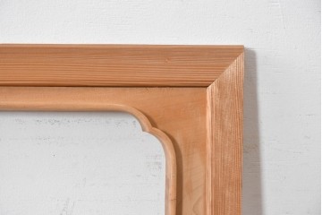 ヴィンテージ建具　昭和後期　井波彫刻　名工 横山一夢作　花鳥図を優美に表現した欄間2枚セット　(R-089241)