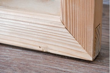 ヴィンテージ建具　昭和後期　井波彫刻　名工 横山一夢作　梅に雀が遊ぶ欄間2枚セット　(R-089242)
