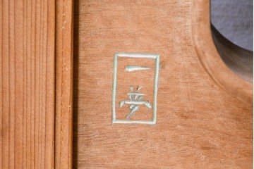 ヴィンテージ建具　昭和後期　井波彫刻　名工 横山一夢作　近江八景図を精緻に彫り上げた欄間2枚セット　(R-089246)