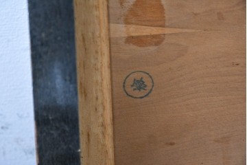 ヴィンテージ建具　昭和中期から昭和後期　井波彫刻　清雲作　松竹梅図の細やかな彫刻を楽しめる欄間2枚セット　(R-089255)