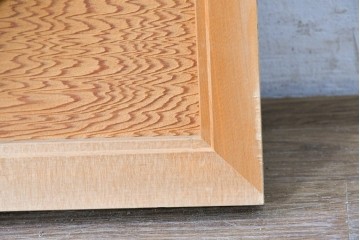 ヴィンテージ建具　昭和後期　屋久杉?　和の空間を彩る透かし彫り欄間1枚　(R-089257)