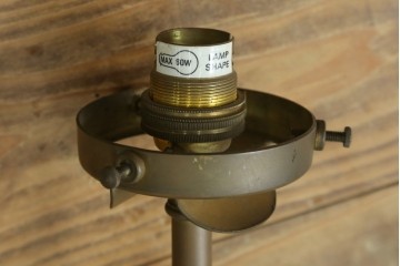 イギリスアンティーク　1940年頃　希少!!　マーキュリーガラス(中空二重構造)　槌目模様が光を美しく映すペンダントライト　(R-089264)