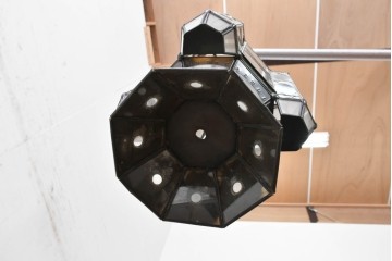 ヴィンテージ　モロッコ　エキゾチックな雰囲気のキャンドルランタン　※ディスプレイ用　(R-089272)