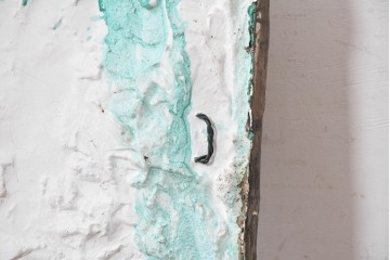 ヨーロッパヴィンテージ　迫力ある表情が印象的な石膏オブジェ　(R-089294)