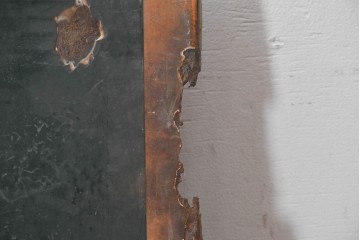 イギリスアンティーク　1930年から1950年頃　CHARRINGTON　グリーンとオレンジのカラーリングがお洒落な看板　(R-089298)