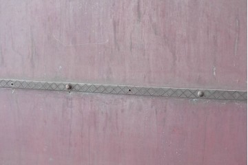 ヴィンテージ建具　銅板　大振りで存在感のある両開き門扉2枚(1対)セット　(R-089303)
