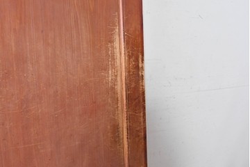 アンティーク建具　明治から大正期　新潟産　檜(ヒノキ)材　重厚な飾り金具を備えた蔵戸1枚　(R-089304)