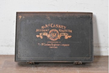 イギリスアンティーク　1910年から1920年頃　McCaskey Register Company(マカスキー・レジスター・カンパニー)　インダストリアルデザインのファイルケース　(R-089325)