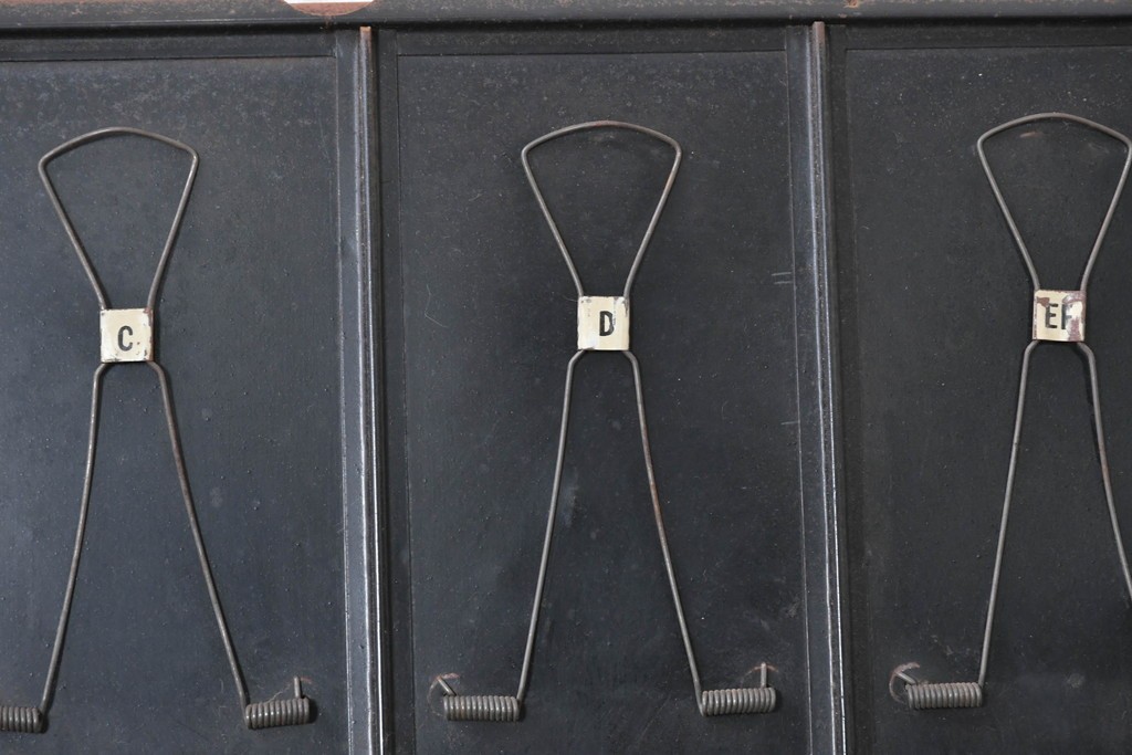 イギリスアンティーク　1910年から1920年頃　McCaskey Register Company(マカスキー・レジスター・カンパニー)　インダストリアルデザインのファイルケース　(R-089325)