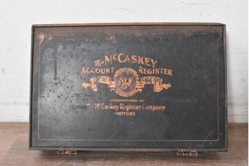 イギリスアンティーク　1910年から1920年頃　McCaskey Register Company(マカスキー・レジスター・カンパニー)　インダストリアルデザインのファイルケース　(R-089325)