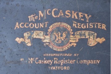 イギリスアンティーク　1910年から1920年頃　McCaskey Register Company(マカスキー・レジスター・カンパニー)　インダストリアルデザインのファイルケース　(R-089325)