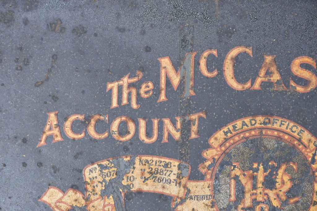イギリスアンティーク　1910年から1920年頃　McCaskey Register Company(マカスキー・レジスター・カンパニー)　インダストリアルデザインのファイルケース　(R-089325)