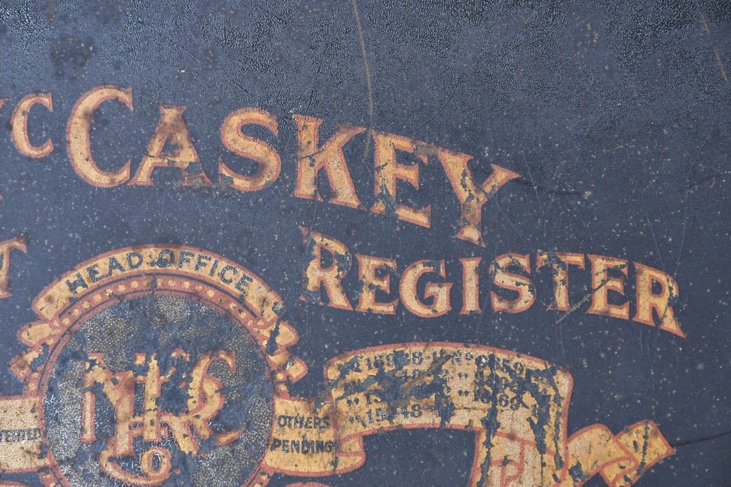 イギリスアンティーク　1910年から1920年頃　McCaskey Register Company(マカスキー・レジスター・カンパニー)　インダストリアルデザインのファイルケース　(R-089325)