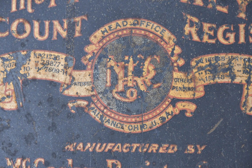 イギリスアンティーク　1910年から1920年頃　McCaskey Register Company(マカスキー・レジスター・カンパニー)　インダストリアルデザインのファイルケース　(R-089325)