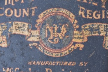 イギリスアンティーク　1910年から1920年頃　McCaskey Register Company(マカスキー・レジスター・カンパニー)　インダストリアルデザインのファイルケース　(R-089325)
