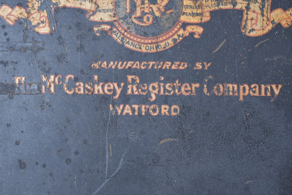 イギリスアンティーク　1910年から1920年頃　McCaskey Register Company(マカスキー・レジスター・カンパニー)　インダストリアルデザインのファイルケース　(R-089325)