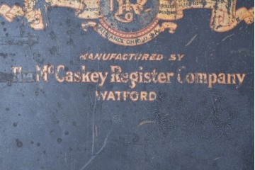 イギリスアンティーク　1910年から1920年頃　McCaskey Register Company(マカスキー・レジスター・カンパニー)　インダストリアルデザインのファイルケース　(R-089325)