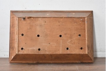 西洋の街並みを思わせる建物モチーフの立体壁掛けオブジェ　(R-089340)