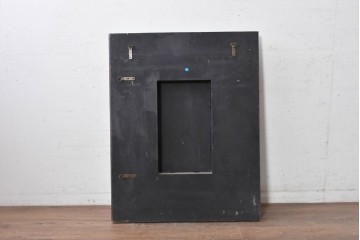 アジアンヴィンテージ　1980年頃　バリ　編み込み模様が印象的なウォールミラー　(R-089354)