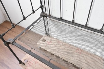 フランスアンティーク　組み立て式ベビーベッド　※ディスプレイ用　(R-089361)