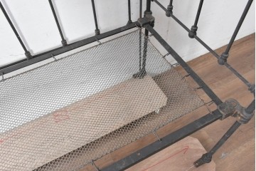 フランスアンティーク　組み立て式ベビーベッド　※ディスプレイ用　(R-089361)