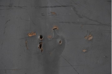 ヴィンテージ　希少!　詳細不明　RA 10062/RA　航空機のプロペラと思われる無骨な雰囲気のブレード　※ディスプレイ用　(R-089362)