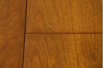 デンマークヴィンテージ　希少!!　skovby(スコービー)　チェリー材　丸みのある天板が上品なエクステンションテーブル　(R-089366)