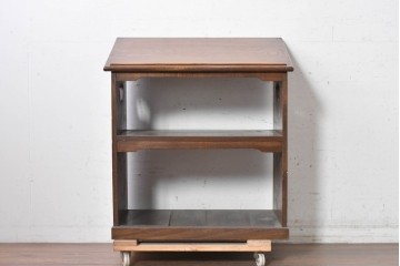 和製アンティーク　栓材　書見台を兼ねた小さなオープンラック　(R-089368)